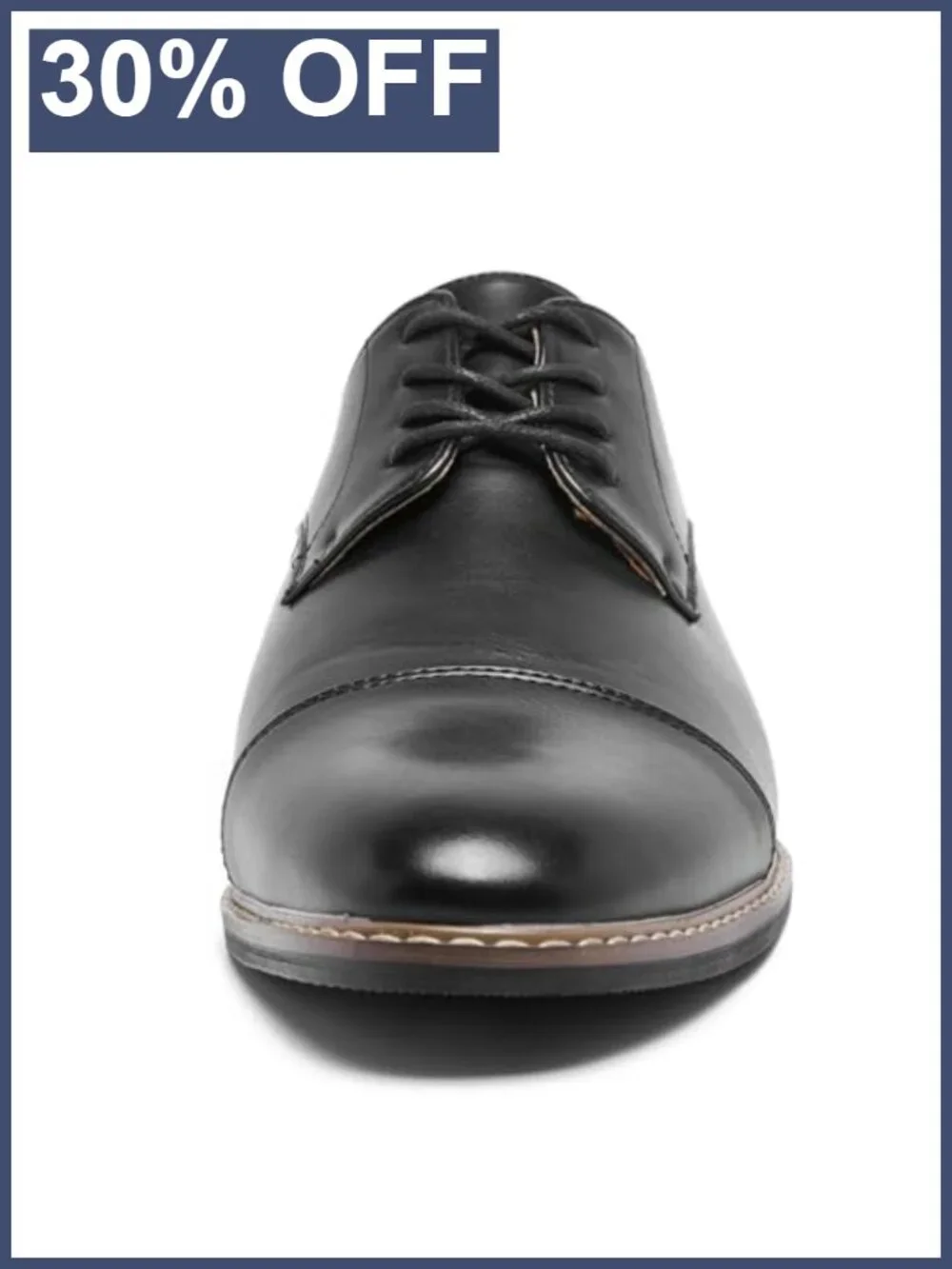 Men's Cap Toe Oxford Dress Shoes Lace Up Formal Business Footwear